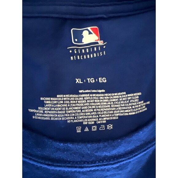 Los Angeles LA Dodgers 2020 MLB World Series Champion Blue Graphic T-Shirt XL - Picture 5 of 5